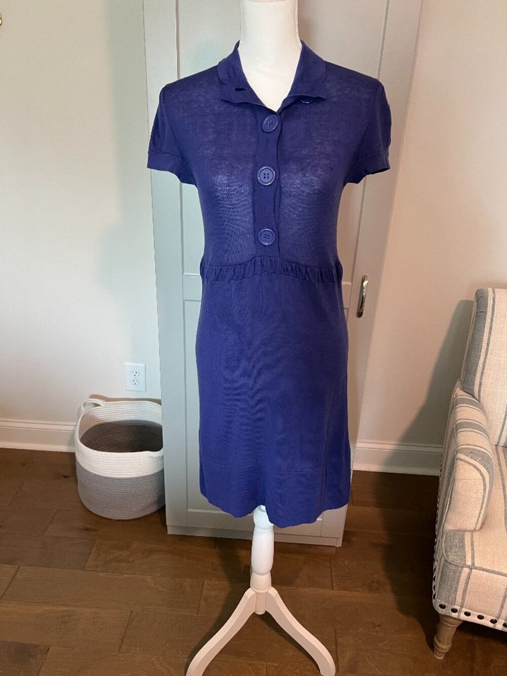 NWT Navy Knit Summer Dress Size M